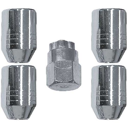 RG2734-LOCK NUT SET - 5pc STEEL WHEEL CHROME 12MM X 1.25 - Buy Car ...