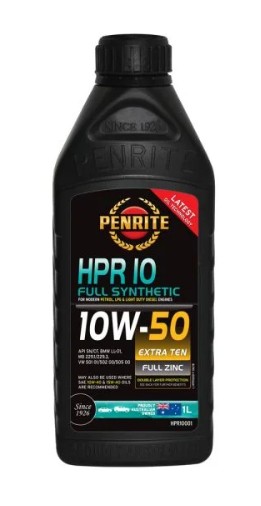 Penrite Table Penrite HPR 10 10W50 Full Synthetic Engine Oil 1L HPR10001